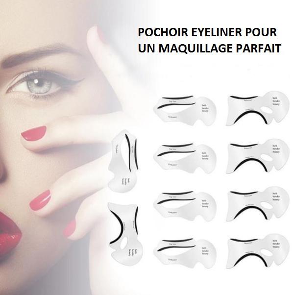 Pochoir Eyeliner - 10 Pièces Beauté Produit 
