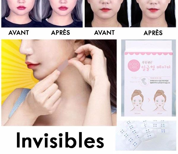 Stickers Liftants pour Visage - 40 pièces Madame Cosmetique 